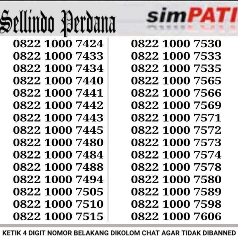 nomor cantik simpati combo sakti Telkomsel