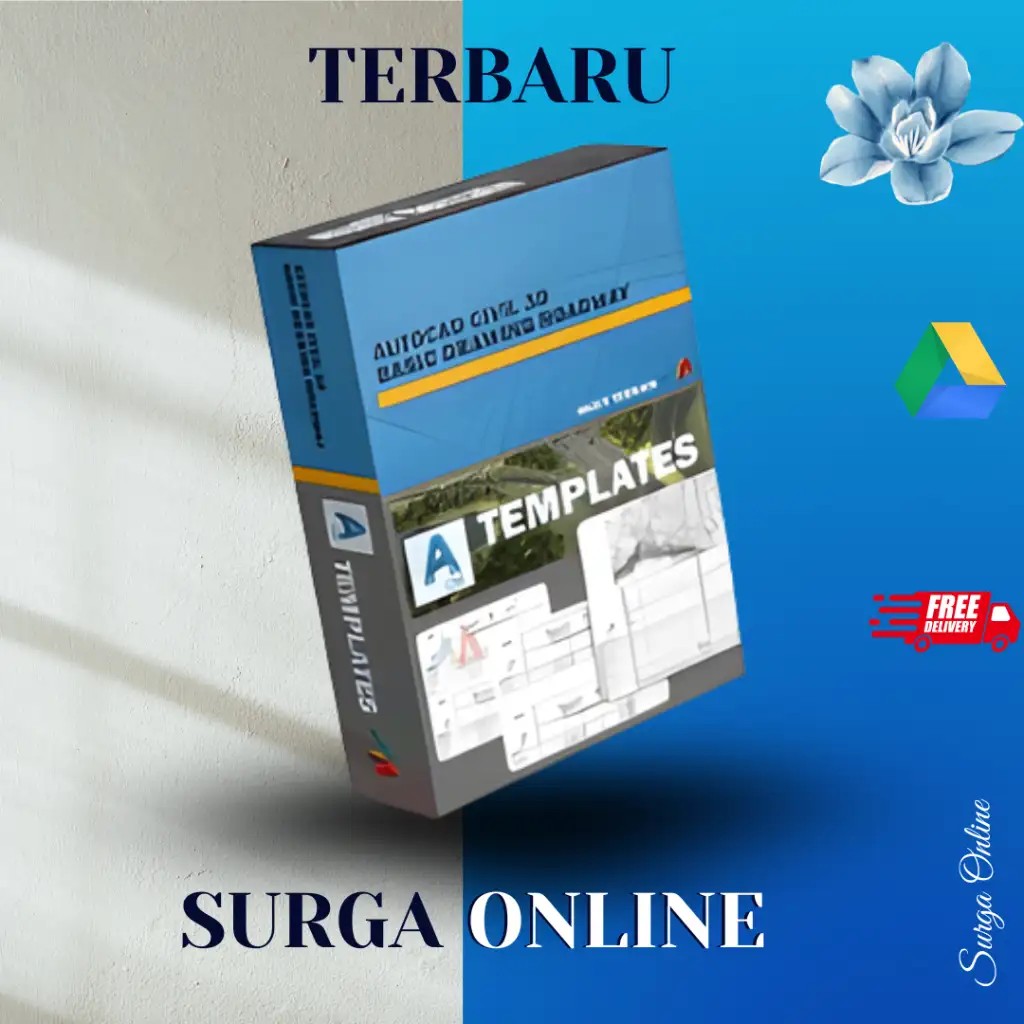 Templates Autocad Civil 3d Roadway/Jalan Lengkap