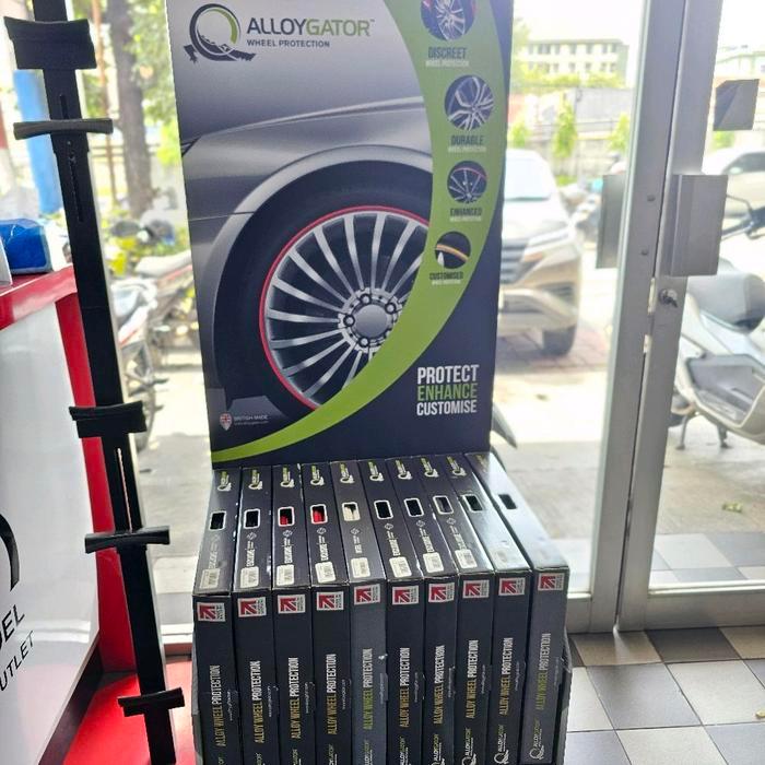 Alloygator pelindung velg dari grepes, lecet