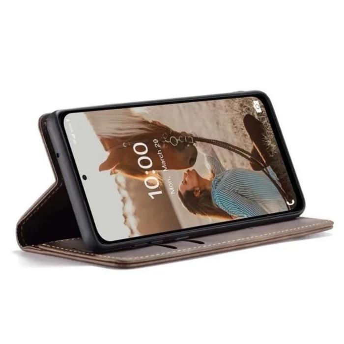 Samsung Galaxy M31 Flip Wallet Caseme Leather Case Sarung Kulit