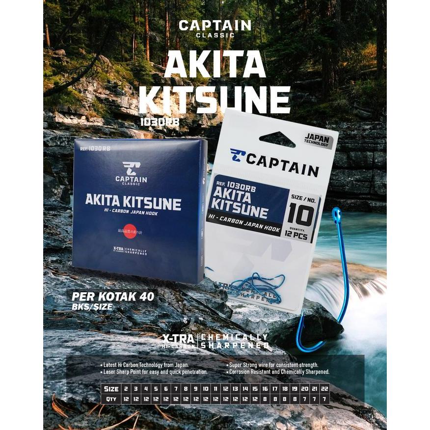 Kail/Hook Captain Akita Kitsune 1030RB, Kail Kuat, Kail Tajam, Kail Nancep