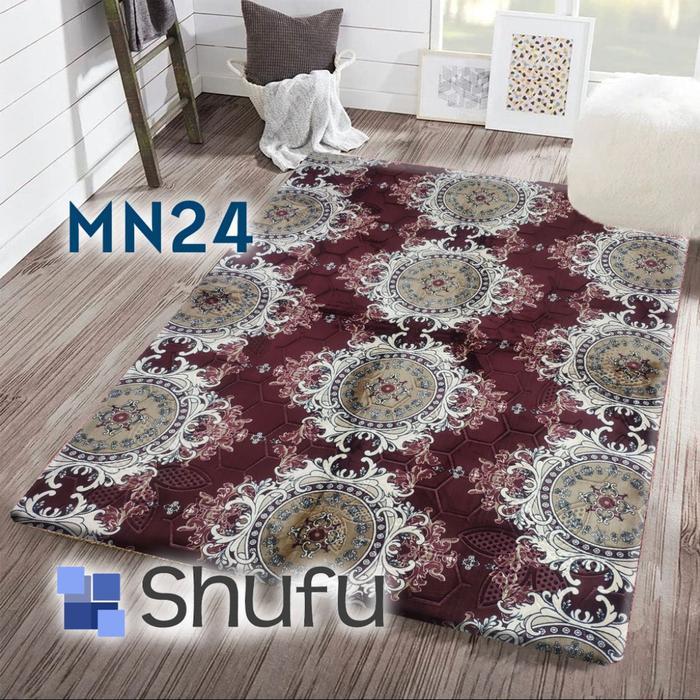 Karpet Busa Shufu Malaysia 190x270 jumbo / karpet import / motif minimalis MN