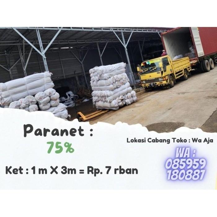 NEWW PARANET 75% JARING TANAMAN LEBAR 3M PONDOK GEDE