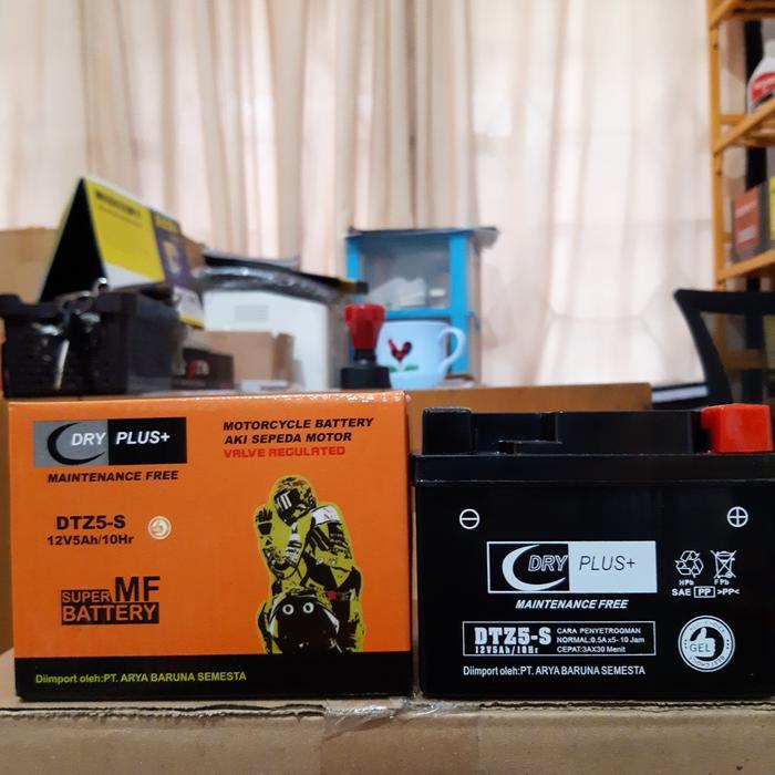 Aki Motor Yamaha Mio J, Mio Gt, Fino, Byson, Nvl Gtz5S Aki Kering