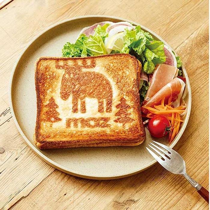 Cetakan Sandwich Maker Waffle Non-Stick Pan Double-Sided Engraving / Alat Panggang Roti Tawar