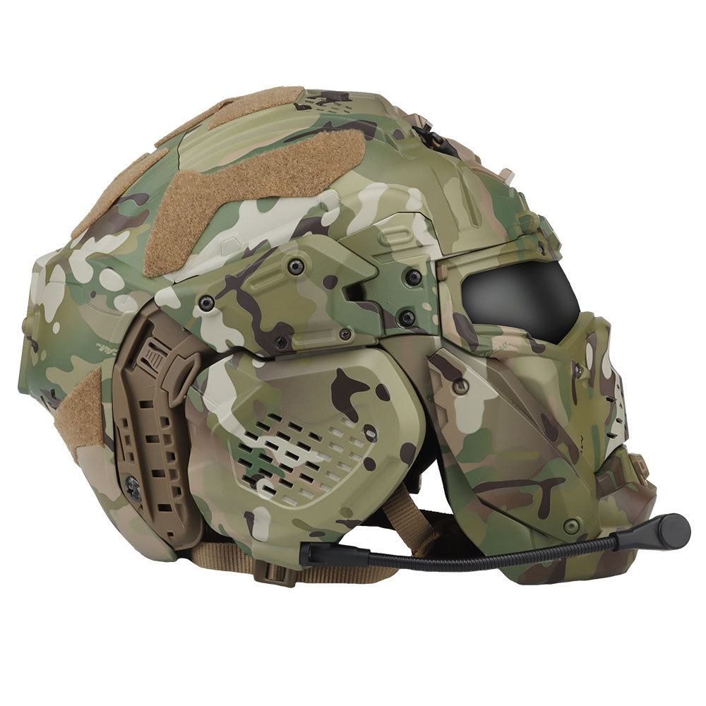 W-Ronin Ii Tactical Assault Helmet Motorcycle Full Face Protective Helmet With Communication