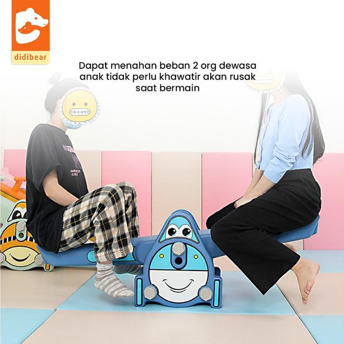 Didibear SNI Mainan Jungkat Jungkit Anak Seesaw sotan Jungkat-Jungkit Playground Perosotan Kuda