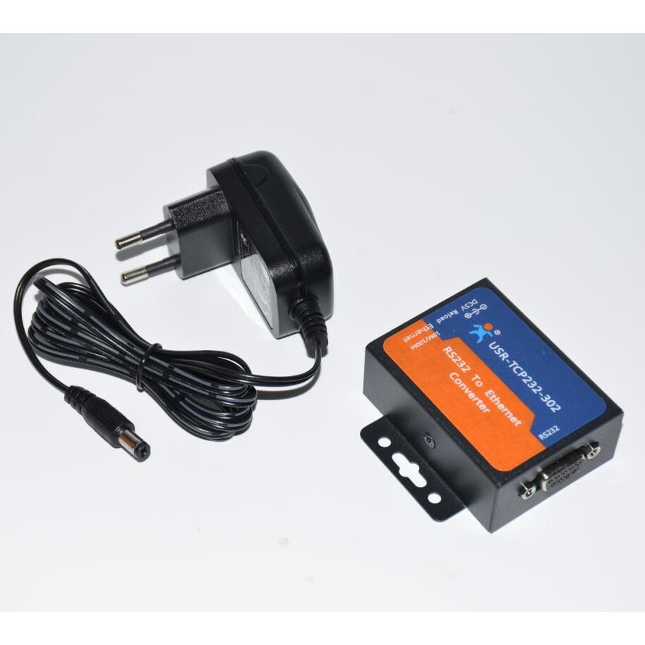 PROMO   1pc USR-TCP232-302 Serial RS232 to Ethernet TCP IP Server Module Ethernet Converter Support 