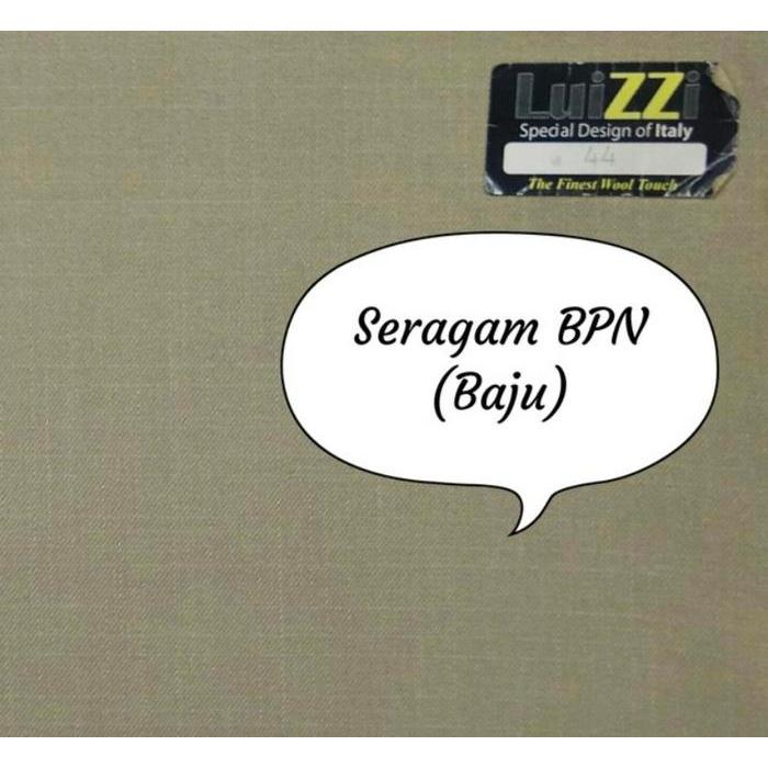 Semi Wool Seragam BPN Pertanahan warna Coklat By Luizzi