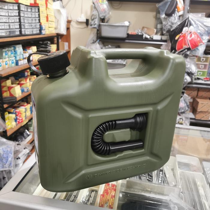 Jerrycan jerigen Bensin cadangan Hunersdorff 10 Liter Original Germany