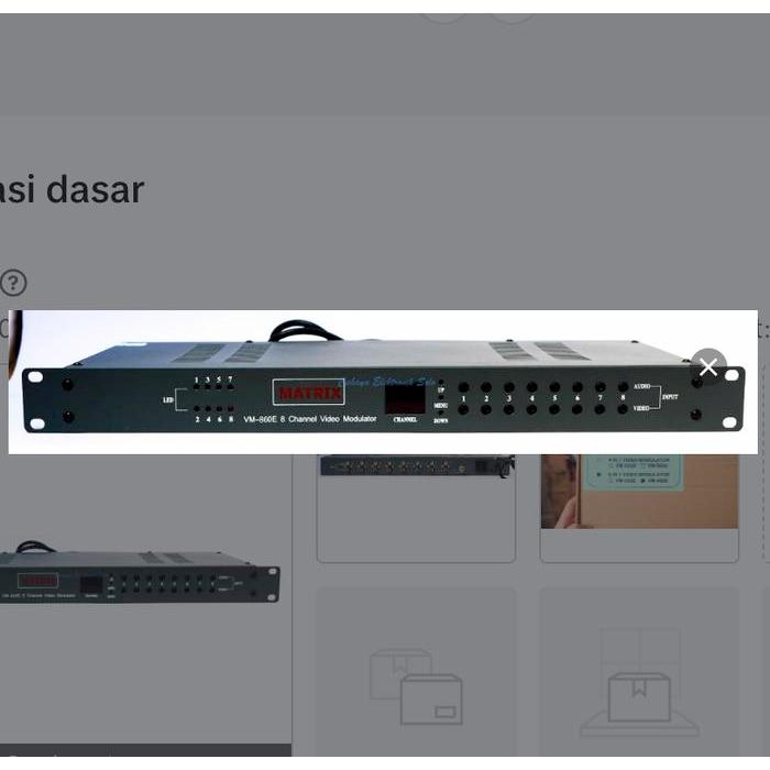 Matrix Modulator VM 860E 8 channel UHF
