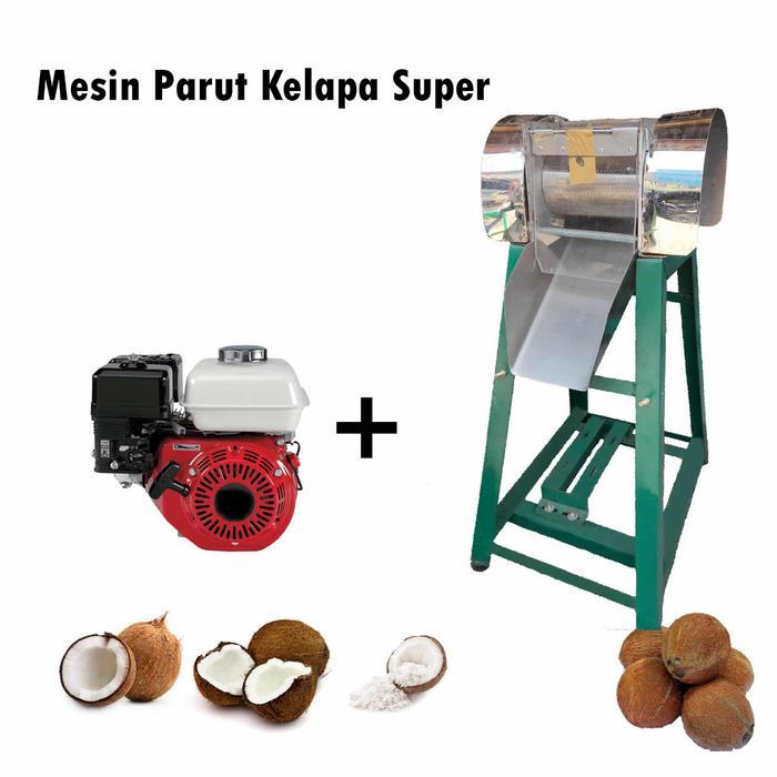 MESIN PARUT KELAPA / PARUTAN KELAPA SUPER KOKOH 4,5 INCH + MESIN GX160 Honda Thailand