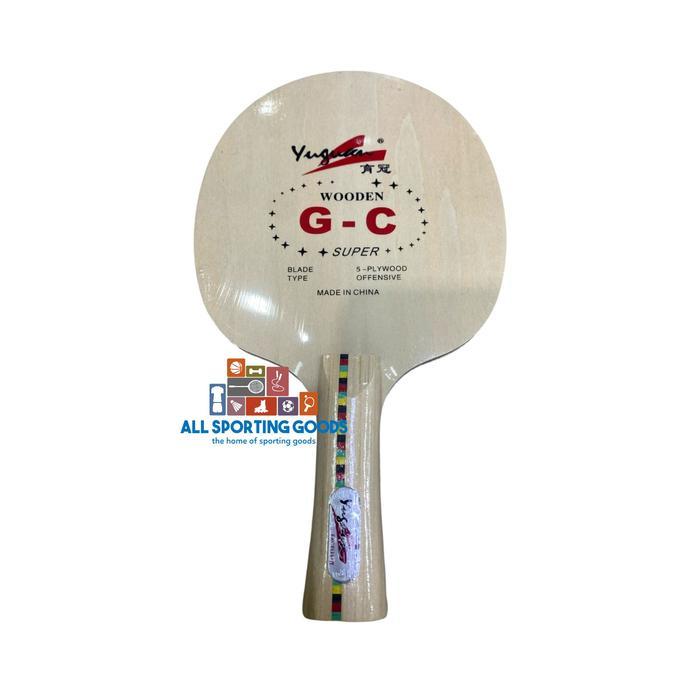 KAYU PINGPONG TENIS MEJA YUGUAN WOODEN G-C SUPER OFFENSIVE 5 PLYWOOD