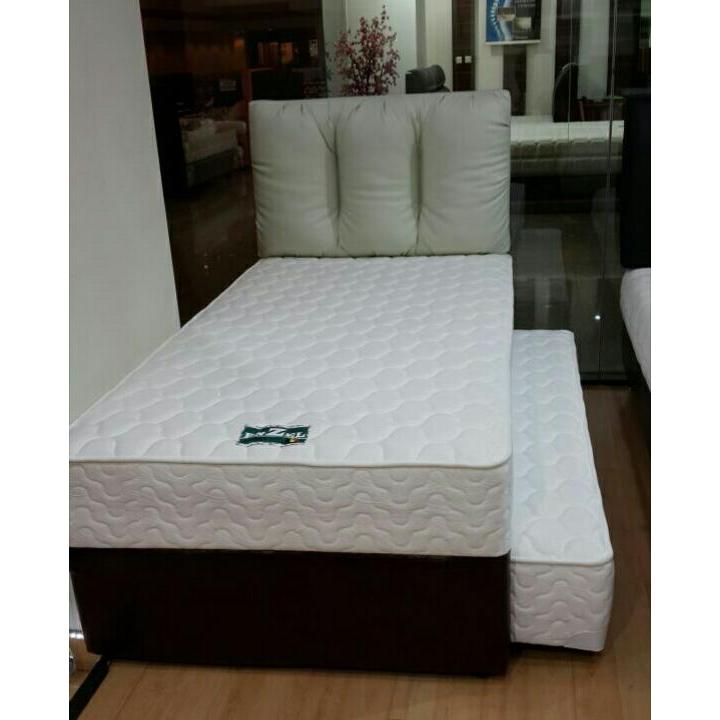 Spring Bed 2 in 1 + Divan Komplit Ukuran 90x200
