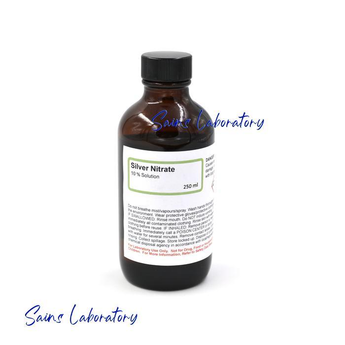 SILVER NITRATE AGNO3 10 % 250 ML FOR ANALYSIS MERCK PERAK NITRAT