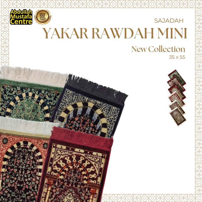 TERLARIS GROSIR Sajadah travel Turki Berkualitas Beludru Premium ukuran kecil 35x55 cm Yakar Mini