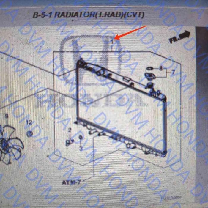 Radiator Cvt Original Brio 1.2 2017 - 2025