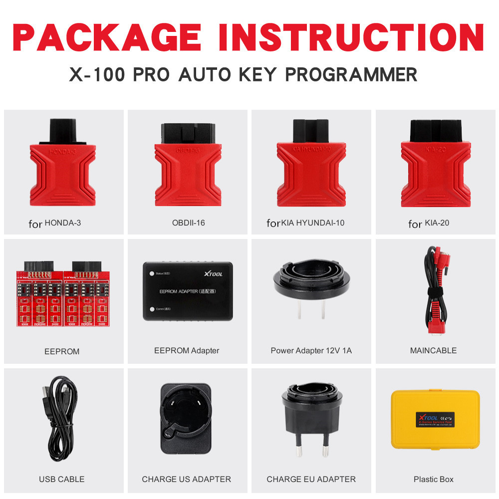 Xtool X100 Pro2 Auto Key Programmer With Eeprom Adapter Replace Of Xtool X100 Pro