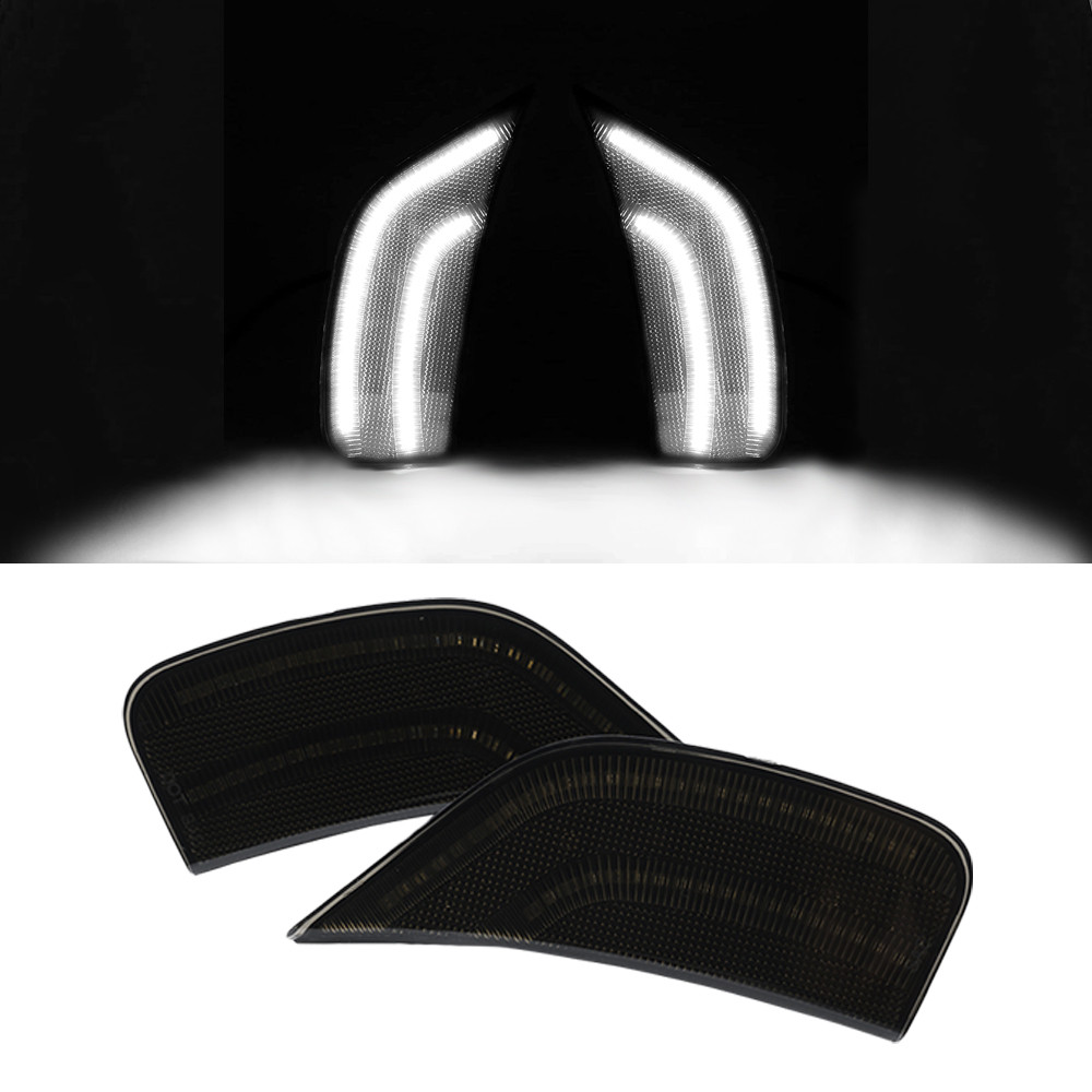 1 Pair Car LED Side Marker Lights 84776453, 84776452 For GMC Yukon XL/Denali,Chevrolet Tahoe/Suburba