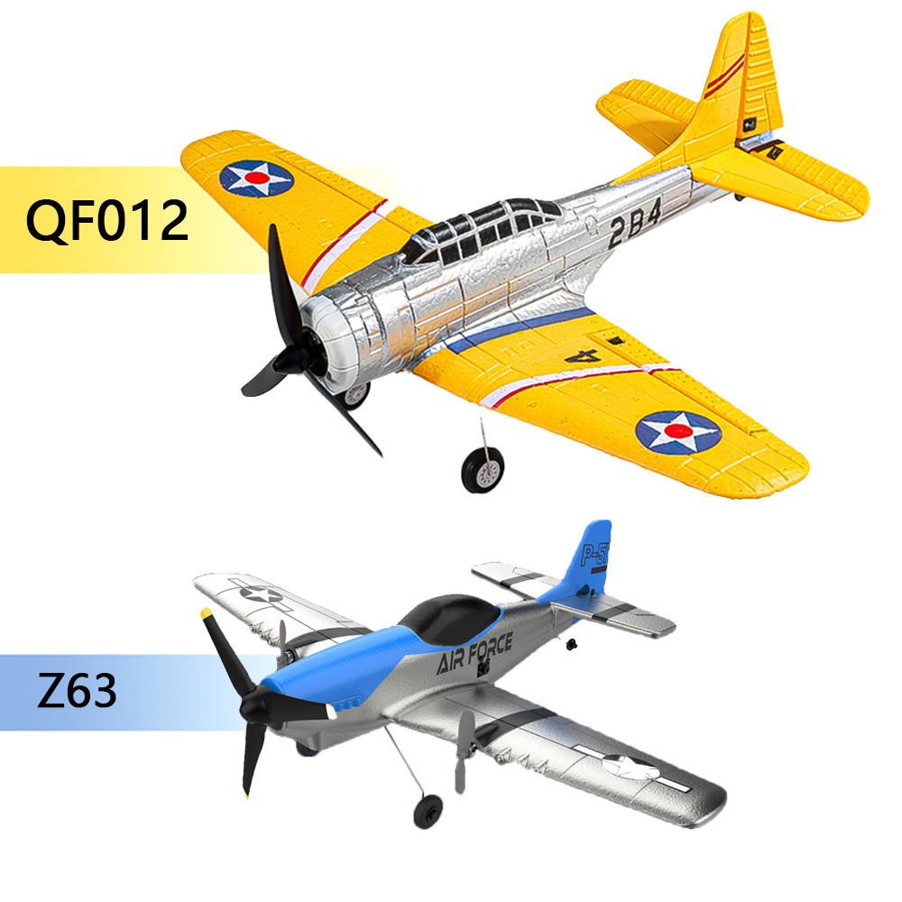 Z63 QF012 Four Channel Rc Plane 2.4G Remote Control Stunt Aircraft EPP Fixed Wing Model Foam Toy