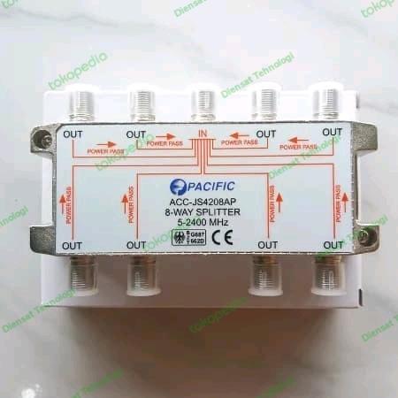"New" Splitter Spliter 8 way Pacific Satellite