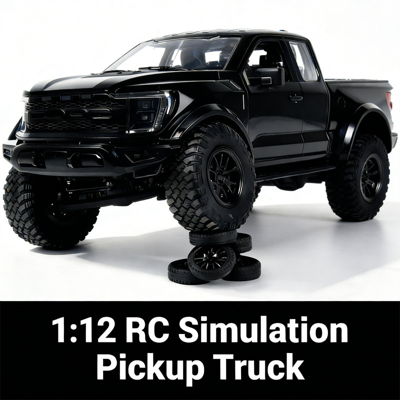 1:12 RC Car RC Pickup Truck F-150 4WD RC Crawler Full Proportion Metal Drive Shaft Gear Off-Road RC