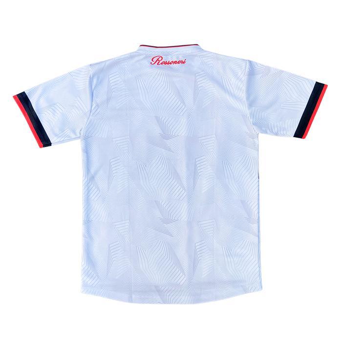 Jerseygo - Jersey Sport Fantasy Club AC Milan Away Putih Motif Retro Vintage Dryfit Milano Anti UV