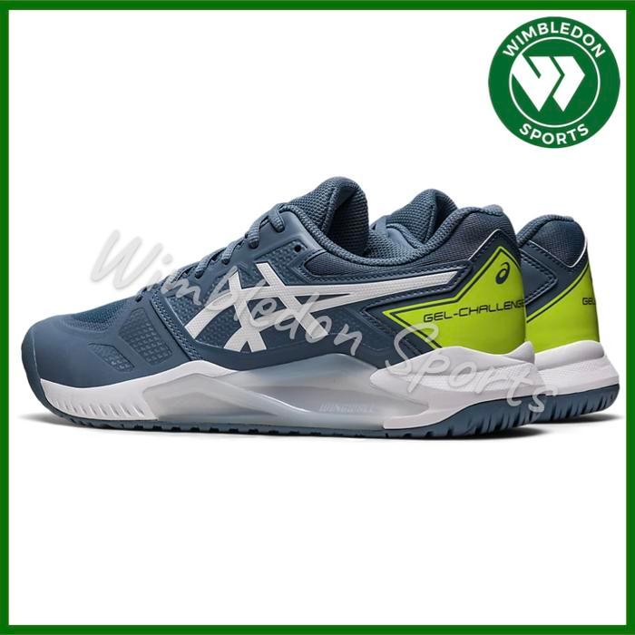 READY Sepatu Asics GEL CHALLENGER 13 Steel Blue / Sepatu Tenis ASICS