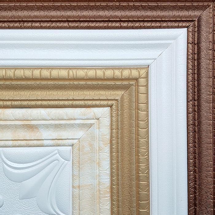 "New" Wallpaper List 3D Foam Dinding Wall Border Lis Foam Stiker Dekorasi 230CM