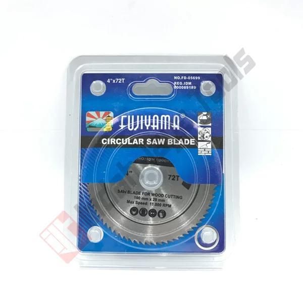 "New" FUJIYAMA Circular Saw Blade 4 Inch x 72 T