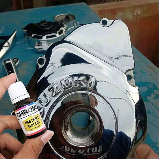 Promo Candy Chrome Paint Pewarna Logam 10Ml - Cat Oles Instan Untuk Logam,Besi,Motor,Mobil Ori