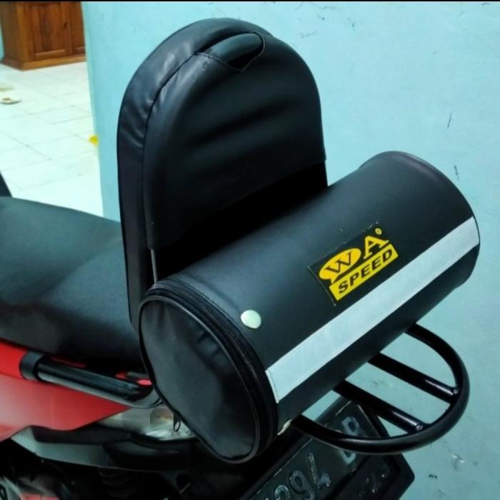 tas jas hujan motor tabung jas hujan motor