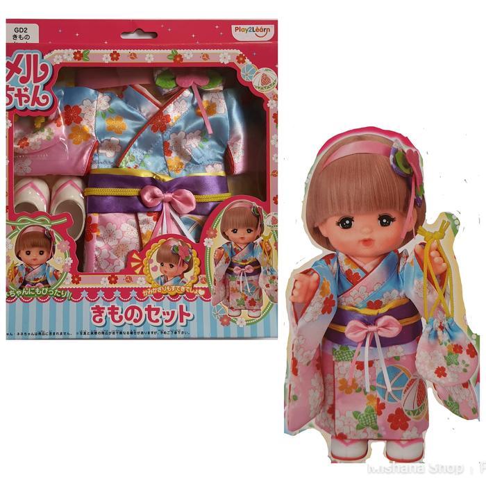 Baju Boneka Mell Chan Kimono Traditional Dress Set Mellchan
