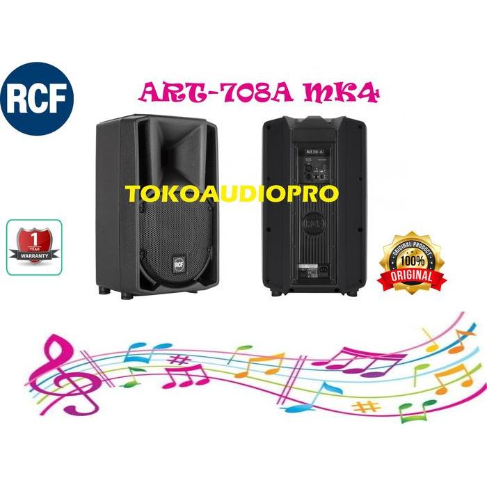 Rcf Art708A Mk4 8 Inch 2 Way 800W Active Speaker Aktif Original Rcf Art-708A Co