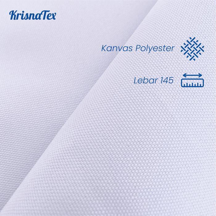 Kain Kanvas Polyester Std Meteran - Bahan Print Sublim Meter