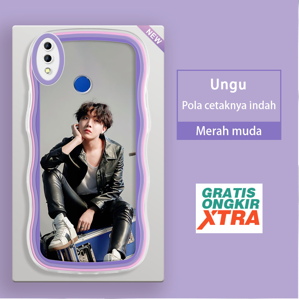 Casing HP Realme 2 3 pro C2 C2S C61 C63 C65 C67 12LITE C75 A1K  Korea Jung Ho-seok BTS  warna-warni 