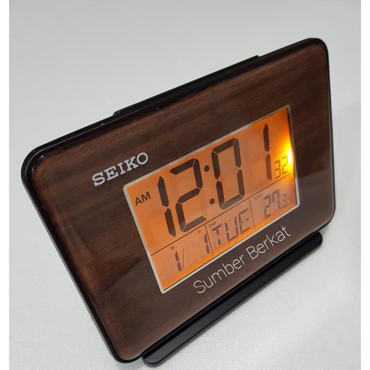 Seiko QHL068B - Jam Meja Digital Dual Alarm