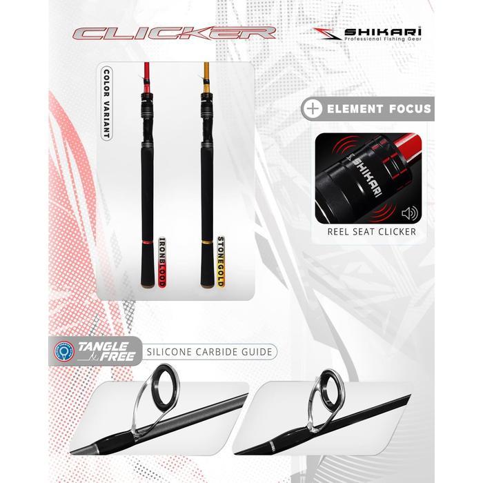 Shikari - Joran Clicker Carbon Solid 180Cm - Joran Pancing