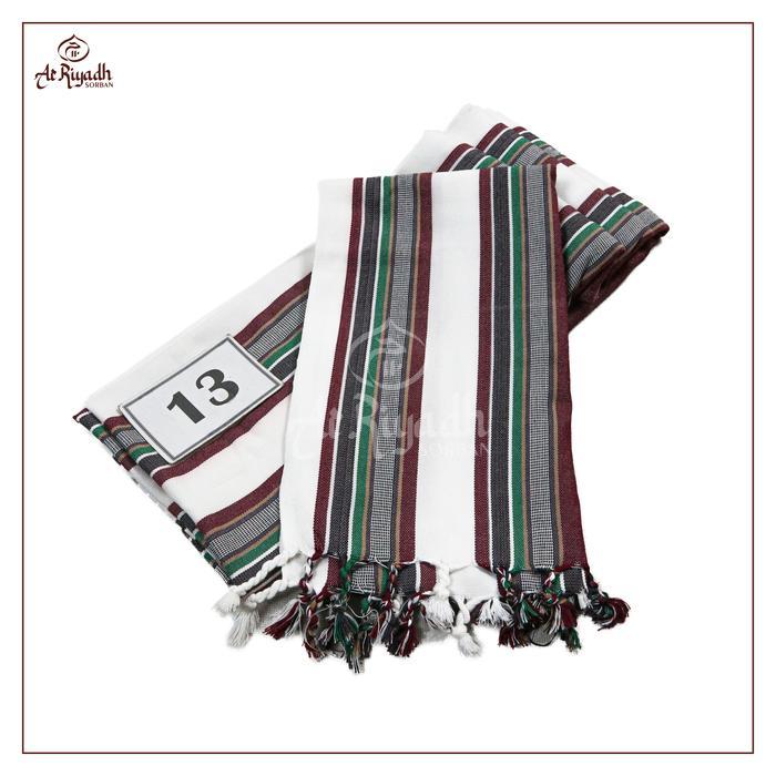 Sorban Tenun YEMEN SHAWL Lembut ORIGINAL TEBAL