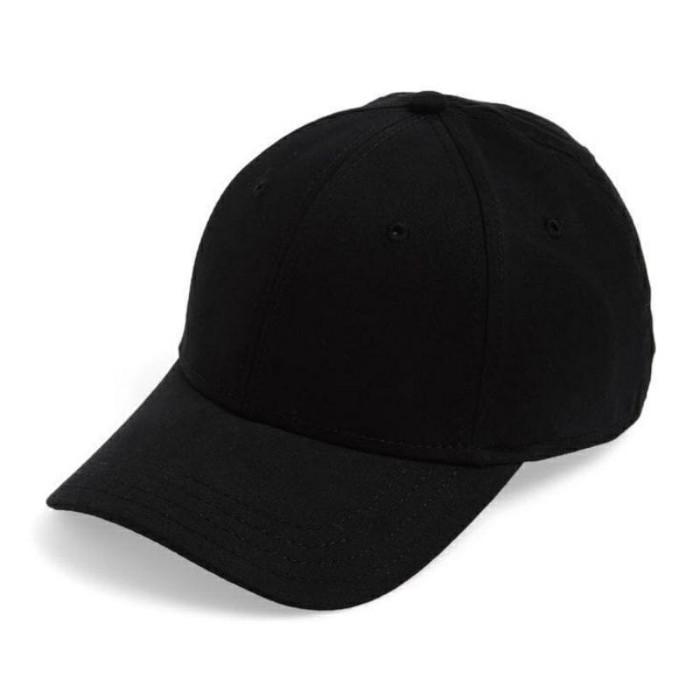Topi Hitam Polos Topi Fashion Korea Unisex Baseball Cap