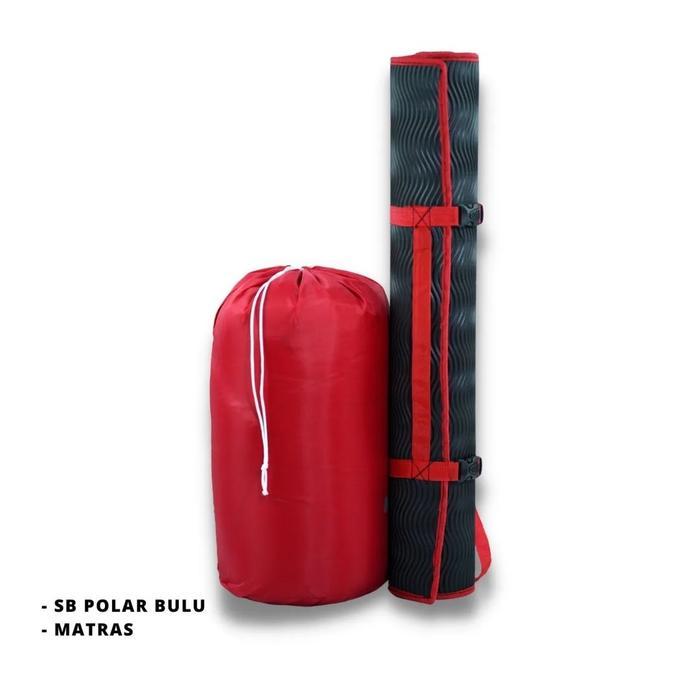 Paket Sleepingbag Polar Bulu - Sleeping Bag Bulu dan Matras Spoons