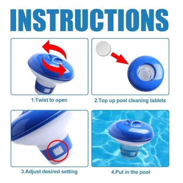 Kaporit Kolam Renang Dispenser / Obat Pembersih Kolam Renang