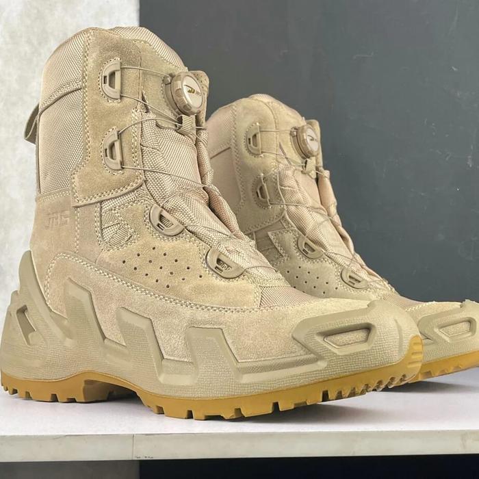 Sepatu tactical army boots JBS PHANTOM gurun 8 inch tali putar