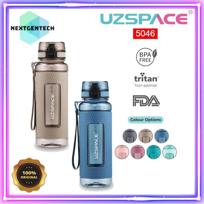 Uzspace Botol Minum Olahraga Sport Outdoor Water Bottle Jogging