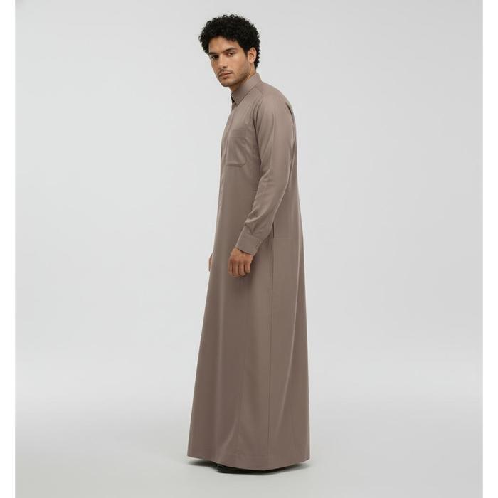 Hamizan - Executive Slimfit Thobe - Baju Gamis Jubah Pria Lengan Panjang Pakaian Muslim Pria Thobe