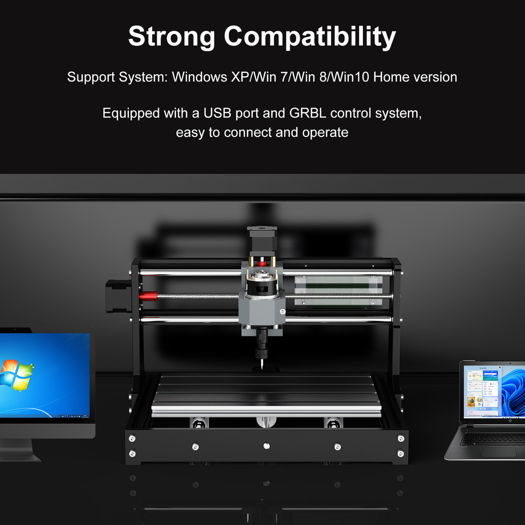 Twotrees TTC3018 Laser Engraver 775 Spindle Motor CNC Milling Engraving Machine Wood Router For