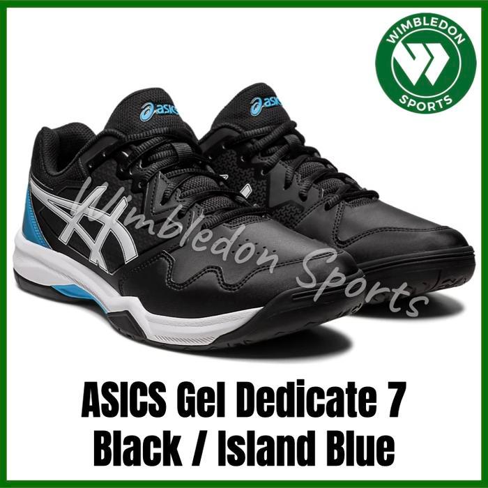 Sepatu Asics Gel Dedicate 7 Black / Sepatu Tenis Asics Original