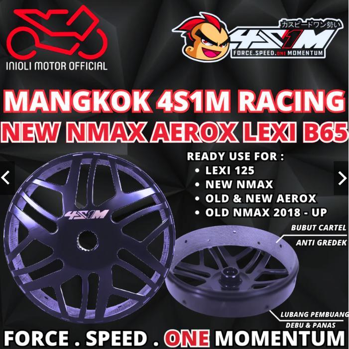 Mangkok Kampas Ganda 4S1M Lexi New Nmax New Aerox Connected N-Max N Max B65 B8R Clutch Bell Mangkok