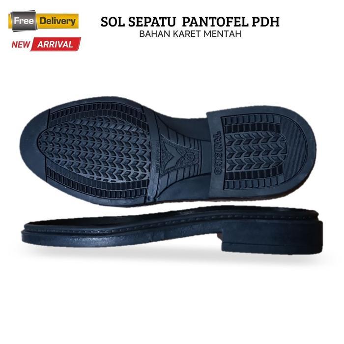 Sale Sol Sepatu Bawah Karet Pantofel Pdh Tni Polri Kerja Kantor Sol Bawah Karet Mentah Lentur Anti