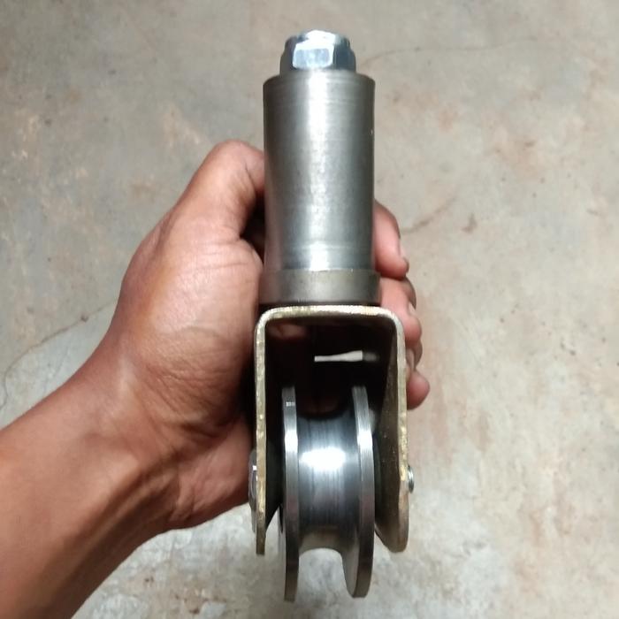 New roda bubut pintu sleding lipat carport